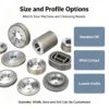 Round Diamond Dressing Wheel H Hardness Ultra-Fine for Automotive Dressing