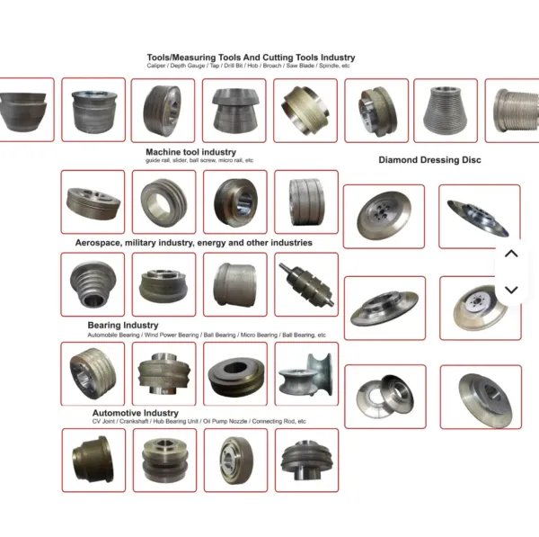 Round Diamond Dressing Wheel H Hardness Ultra-Fine for Automotive Dressing