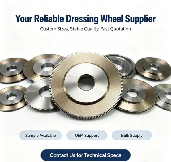 Metal Bonded Diamond Dressing Wheel High Precision (60#-3000#)