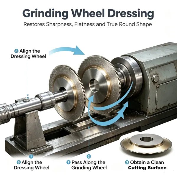 Metal Bonded Diamond Dressing Wheel High Precision (60#-3000#)