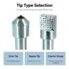 Diamond Dressing Tool for CNC Lathe Grinding Wheel (PVD/CVD, 90-95 HRC)
