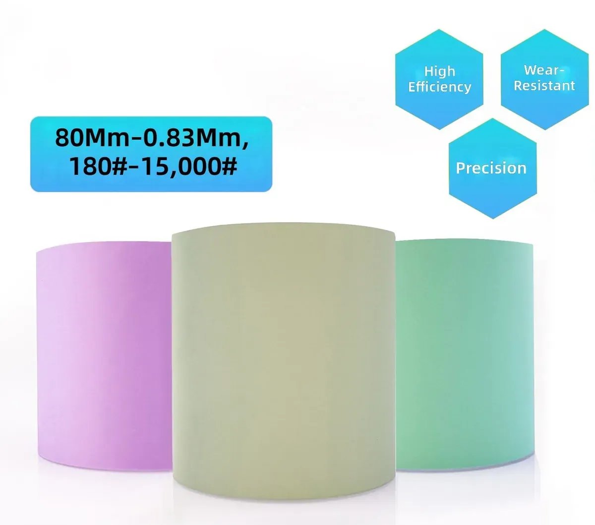 Diamond Polishing Film for Fiber Optic Connector (30/15/9/3/1 um)