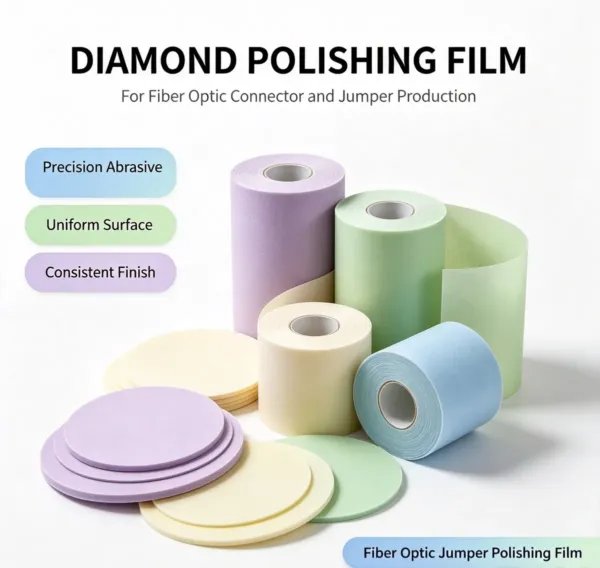 Diamond Polishing Film for Fiber Optic Connector (30/15/9/3/1 um)