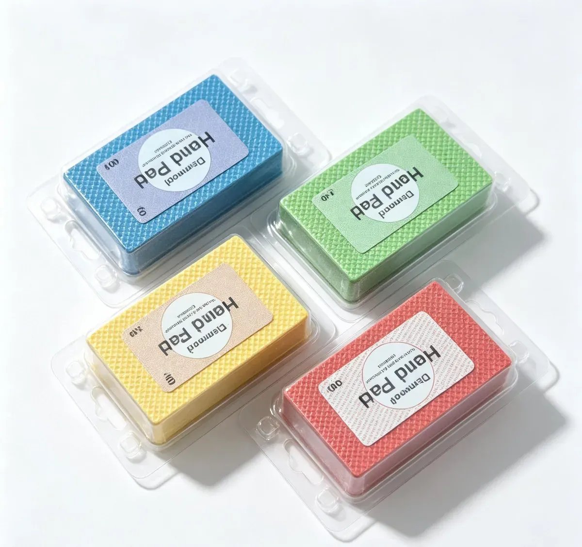 Square Diamond Hand Polishing Block (4-Piece Set)