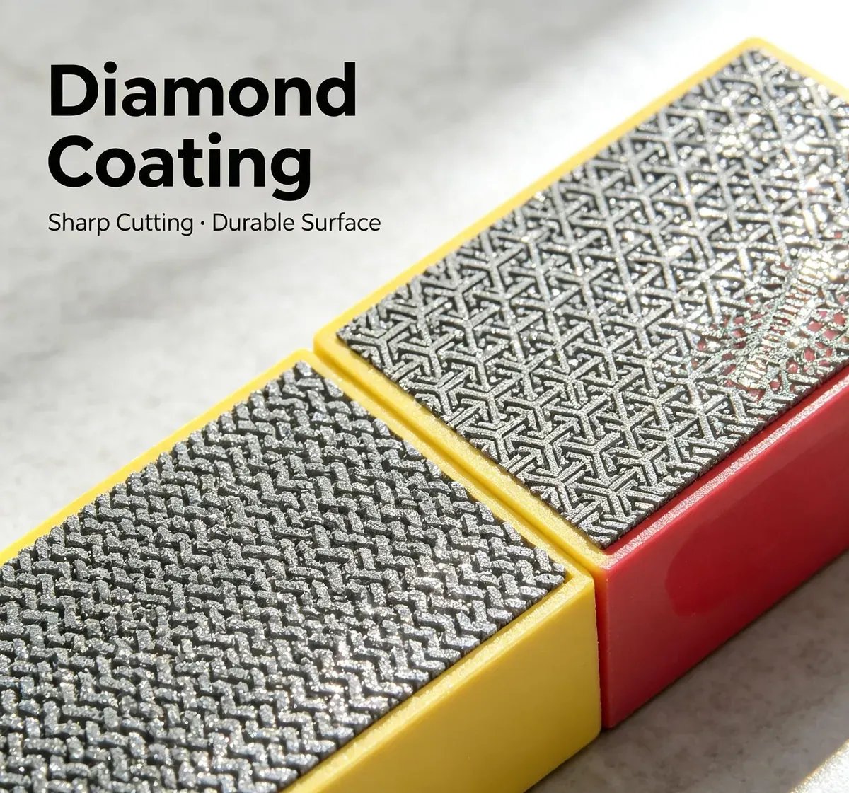 Square Diamond Hand Polishing Block (4-Piece Set)