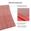 Electroplated Diamond Hand Pad with Replaceable Hook and Loop Backing