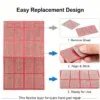 Electroplated Diamond Hand Pad with Replaceable Hook and Loop Backing