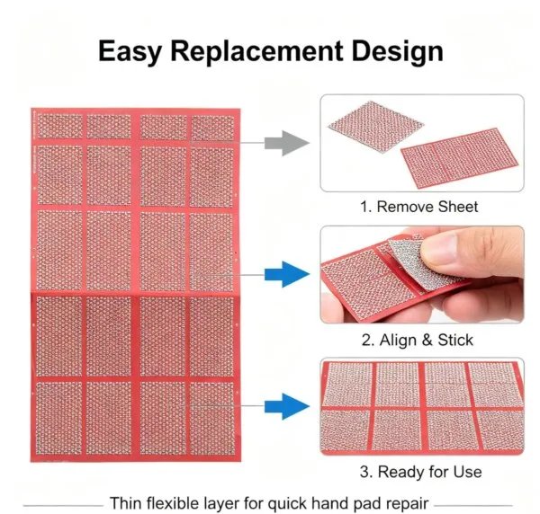 Electroplated Diamond Hand Pad with Replaceable Hook and Loop Backing