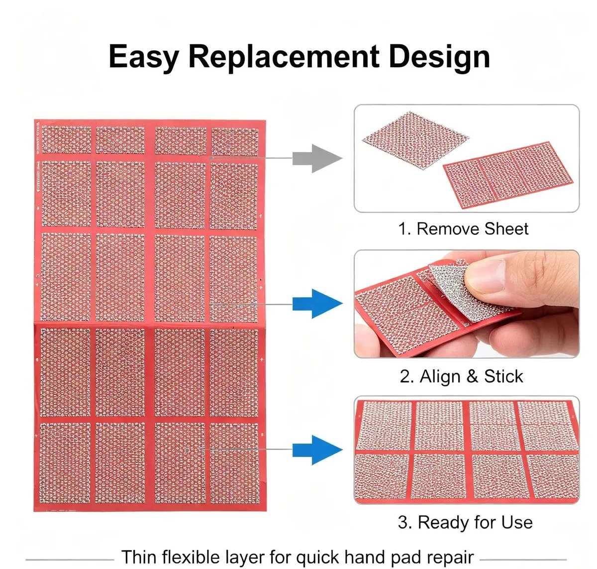 Electroplated Diamond Hand Pad with Replaceable Hook and Loop Backing - view 8