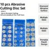 金刚石打磨套装1 Electroplated Diamond Mini Cutting and Grinding Disc Set (10 pcs, 16-30 mm)
