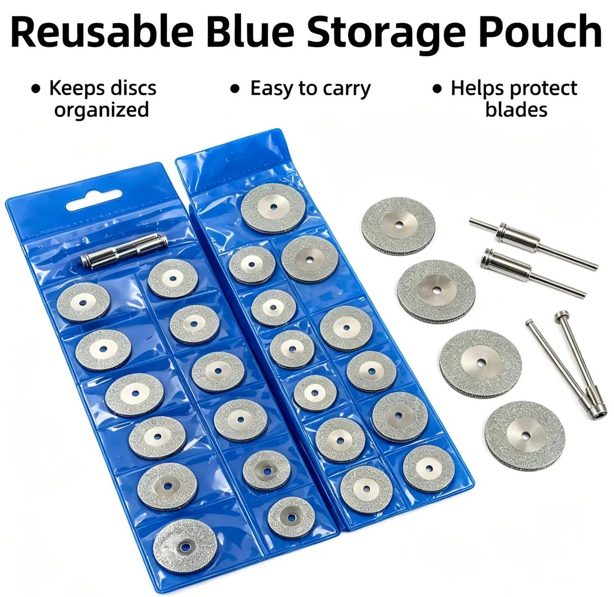 Electroplated Diamond Mini Cutting and Grinding Disc Set (10 pcs, 16-30 mm) - view 4