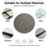 Flexible Diamond Wet Polishing Disc 4/5/6 inch for Metal Buffing (60#-3000#)