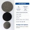 Flexible Diamond Wet Polishing Disc 4/5/6 inch for Metal Buffing (60#-3000#)