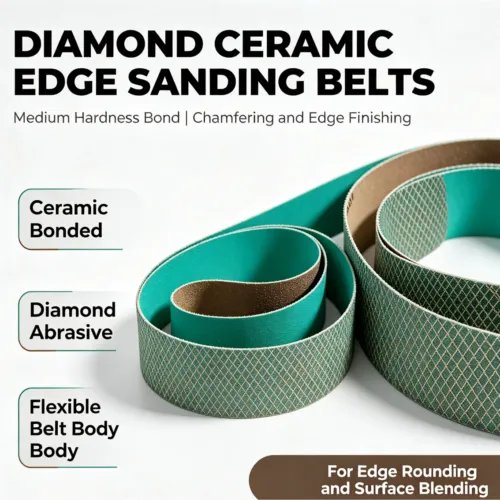 Diamond Buki Ceramic Bonded Polishing Tape for Steel Chamfering (60#-50000#)