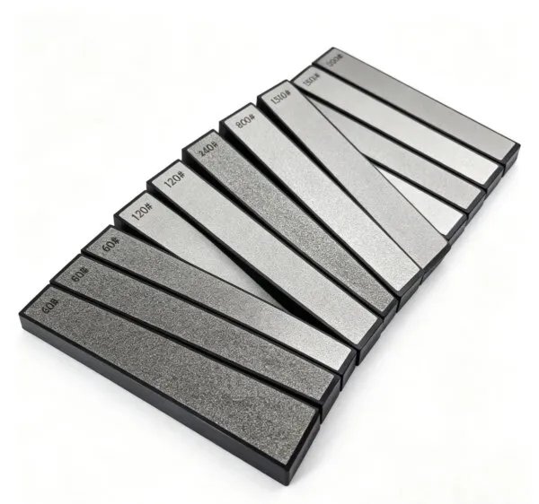 金刚石磨刀石10 Diamond Multi-Grain Sharpening Stone 160 x 22 x 7 mm (80-3000 PPI)