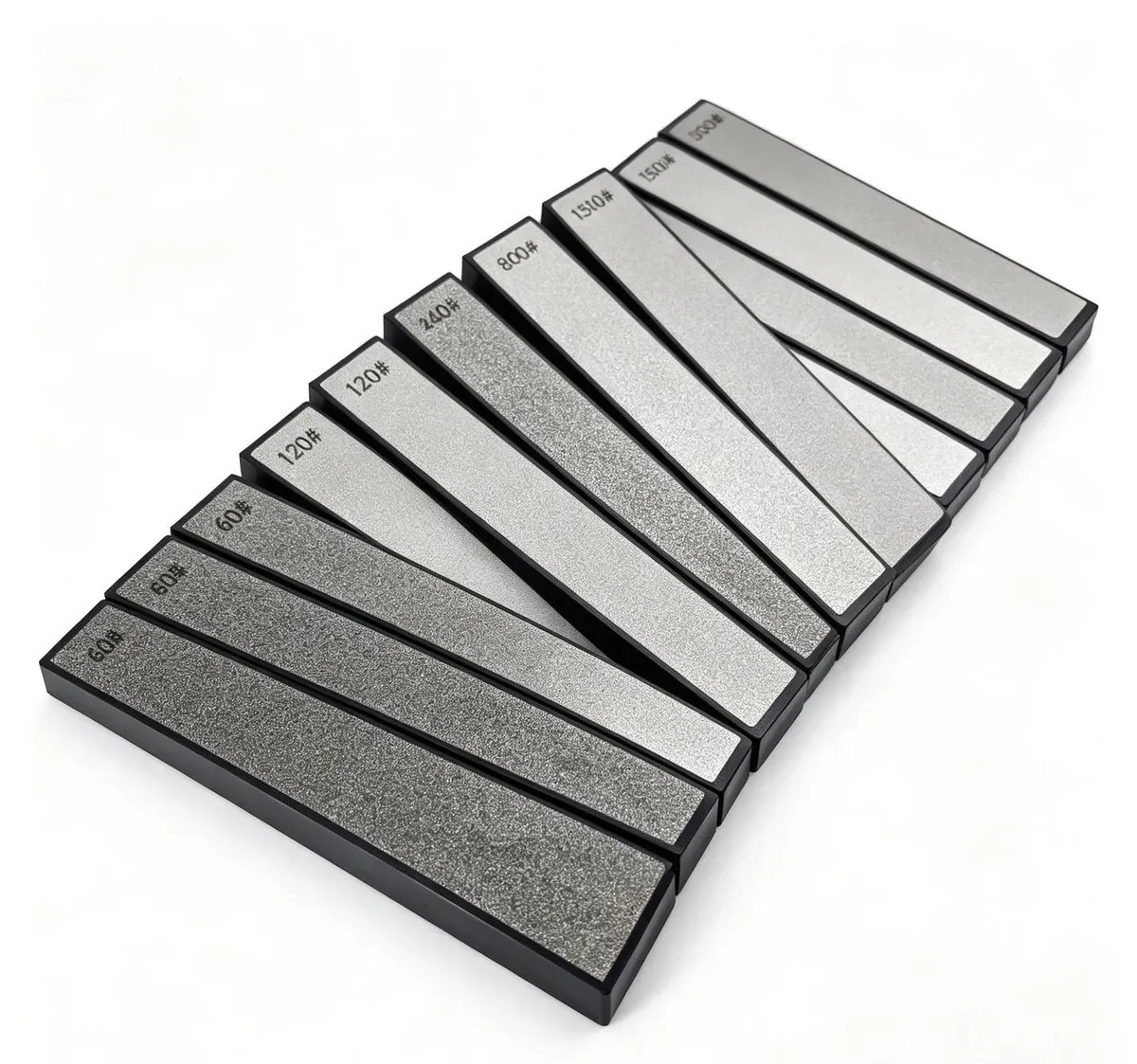 Diamond Multi-Grain Sharpening Stone 160 x 22 x 7 mm (80-3000 PPI) - view 8