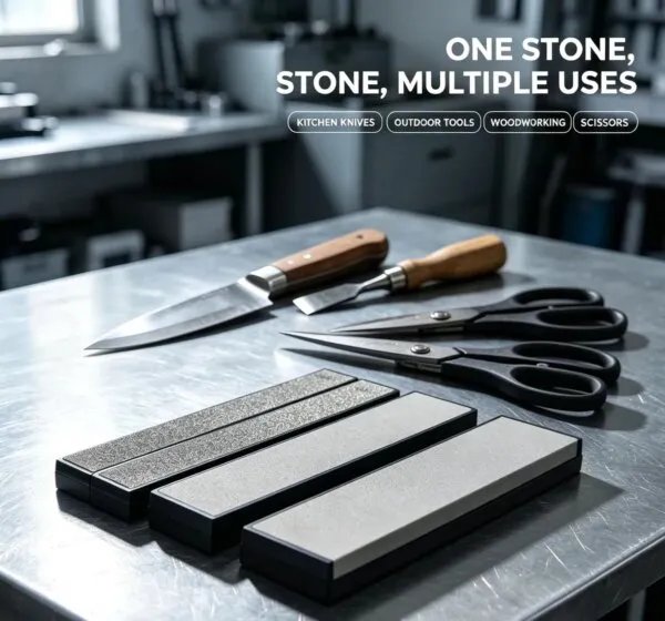 金刚石磨刀石8 Diamond Multi-Grain Sharpening Stone 160 x 22 x 7 mm (80-3000 PPI)