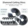 Ultra-Thin Diamond Saw Blade 0.1-0.6 mm for Gem, Jade and Semiconductor