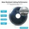 Ultra-Thin Diamond Saw Blade 0.1-0.6 mm for Gem, Jade and Semiconductor