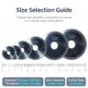Ultra-Thin Diamond Saw Blade 0.1-0.6 mm for Gem, Jade and Semiconductor