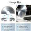 Ultra-Thin Diamond Saw Blade 0.1-0.6 mm for Gem, Jade and Semiconductor