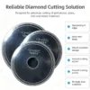 Ultra-Thin Diamond Saw Blade 0.1-0.6 mm for Gem, Jade and Semiconductor