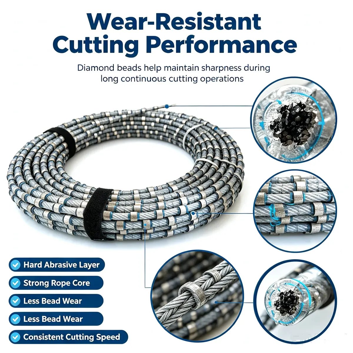 Diamond Wire Rope Saw for Concrete Demolition - view 3