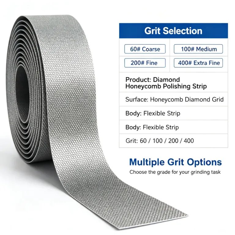 Diamond CBN Electroplated Bond Sanding Paper Roll 1 mm for Stainless Steel and Glass