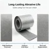 Diamond CBN Electroplated Bond Sanding Paper Roll 1 mm for Stainless Steel and Glass