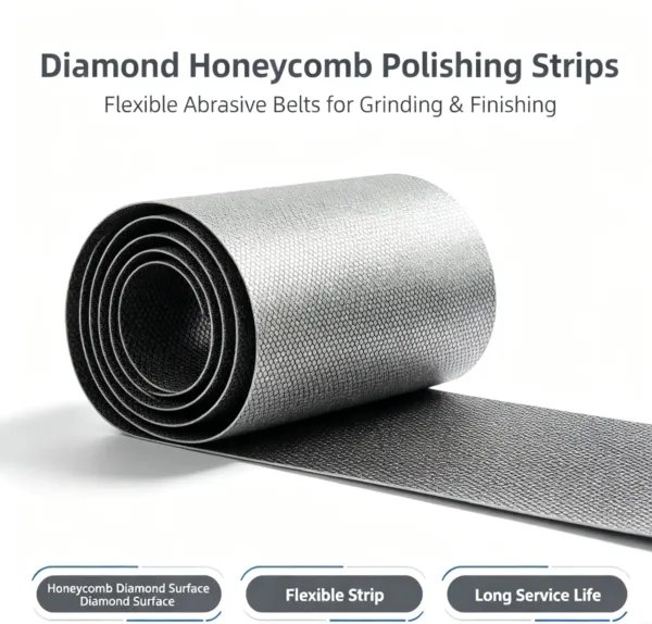 Diamond CBN Electroplated Bond Sanding Paper Roll 1 mm for Stainless Steel and Glass