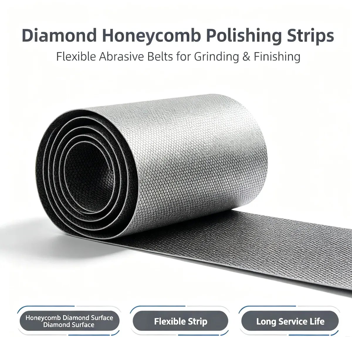 Diamond CBN Electroplated Bond Sanding Paper Roll 1 mm for Stainless Steel and Glass - view 8