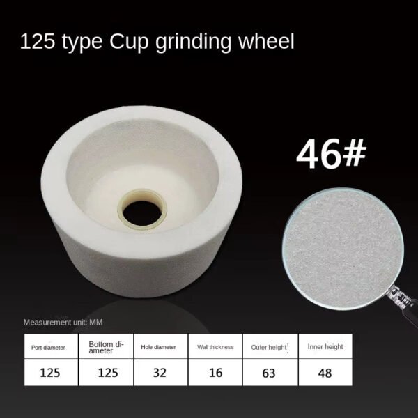 Vitrified Bond Diamond Cup Grinding Wheel for Aluminum (60#-50000#)