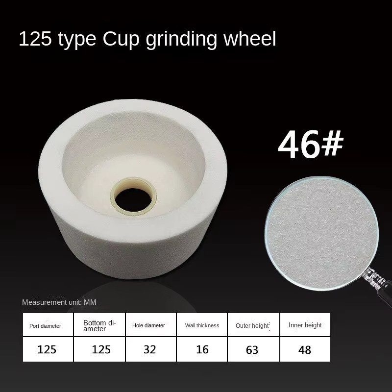 Vitrified Bond Diamond Cup Grinding Wheel for Aluminum (60#-50000#) - view 4