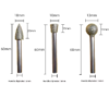 金刚石钻头套装1 Diamond Nail Drill Bit Set for Glass and Ceramic Cutting (2-19 mm)
