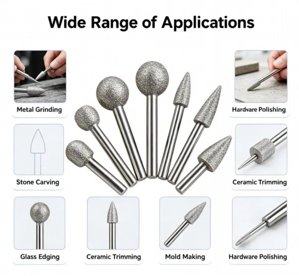 金刚石钻头套装3 Diamond Nail Drill Bit Set for Glass and Ceramic Cutting (2-19 mm)
