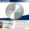 Nitride-Coated Diamond Saw Blade