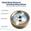 Metal Bonded Sintered Diamond Dressing Roller for Aircraft Blades