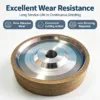 Metal Bonded Sintered Diamond Dressing Roller for Aircraft Blades
