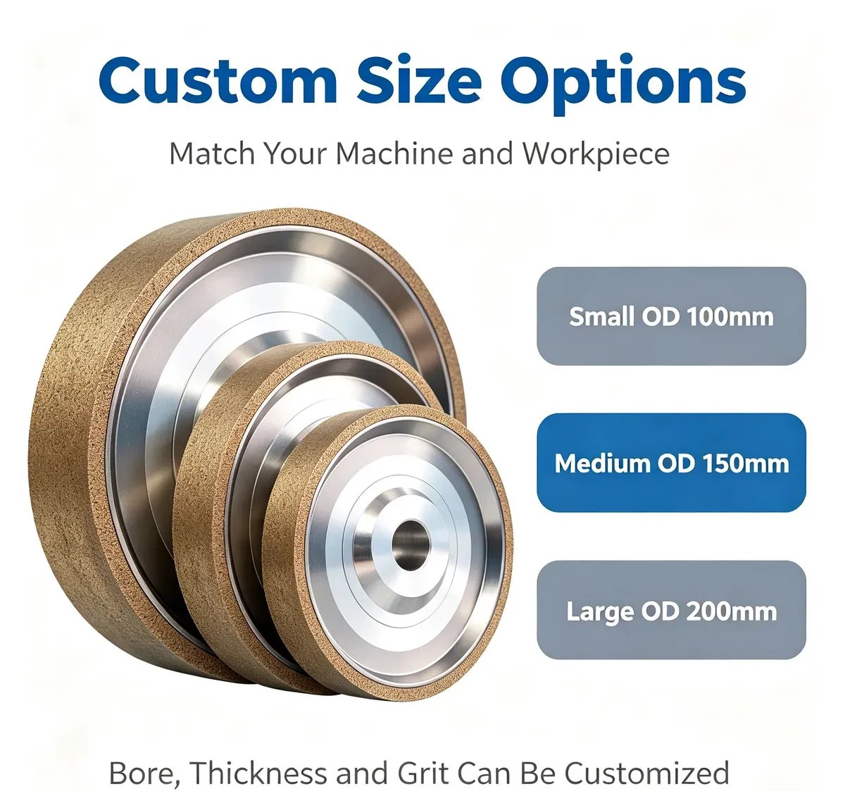 Metal Bonded Sintered Diamond Dressing Roller for Aircraft Blades - view 5
