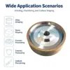 Metal Bonded Sintered Diamond Dressing Roller for Aircraft Blades