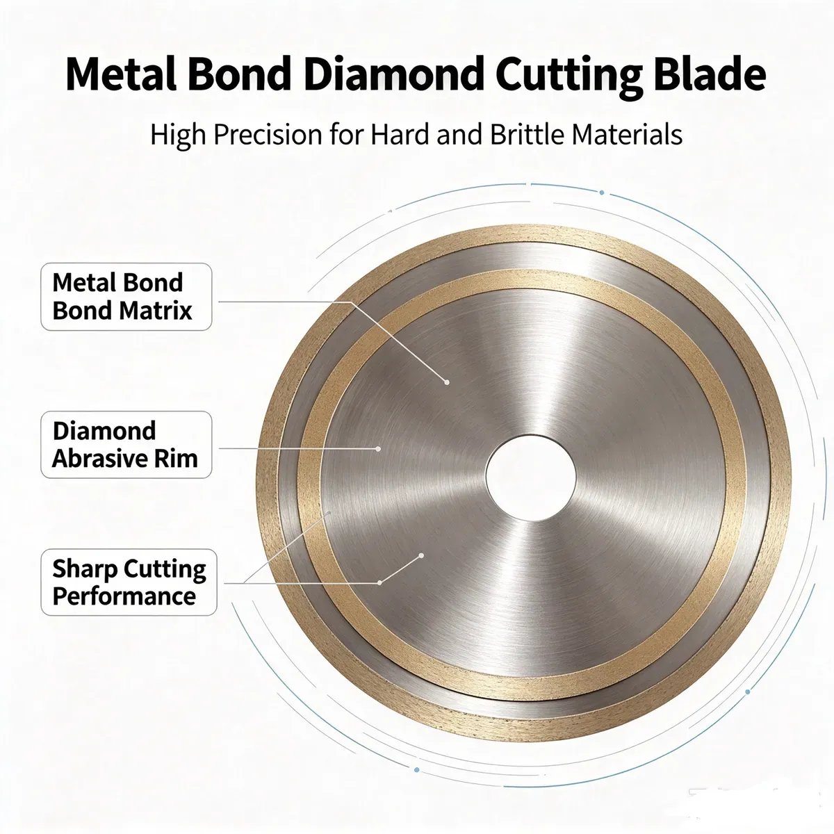 Outer Ring Type Metal Bonded Diamond Cutting Disc 3.0 mm - view 2