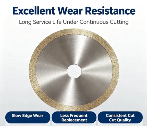 Outer Ring Type Metal Bonded Diamond Cutting Disc 3.0 mm