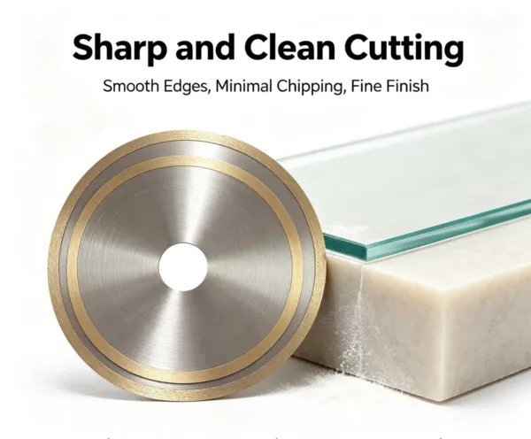 Outer Ring Type Metal Bonded Diamond Cutting Disc 3.0 mm