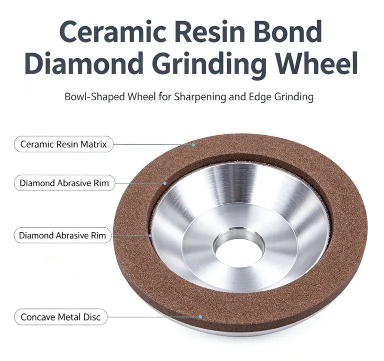 Ceramic and Resin Bond Diamond Grinding Wheel High Precision (60#-3000#)