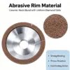 陶瓷树脂结合剂金刚石砂轮2 Ceramic and Resin Bond Diamond Grinding Wheel High Precision (60#-3000#)