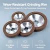 陶瓷树脂结合剂金刚石砂轮3 Ceramic and Resin Bond Diamond Grinding Wheel High Precision (60#-3000#)