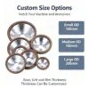 陶瓷树脂结合剂金刚石砂轮6 Ceramic and Resin Bond Diamond Grinding Wheel High Precision (60#-3000#)