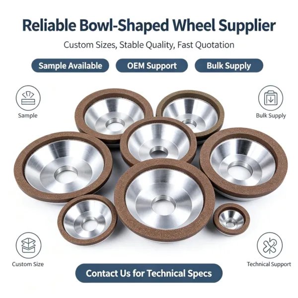 陶瓷树脂结合剂金刚石砂轮7 Ceramic and Resin Bond Diamond Grinding Wheel High Precision (60#-3000#)