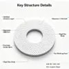 陶瓷结合剂金刚石CBN磨盘1 Ceramic Bonded Diamond CBN Grinding Disc for Deburring and Gem Cutting