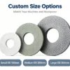 陶瓷结合剂金刚石CBN磨盘5 Ceramic Bonded Diamond CBN Grinding Disc for Deburring and Gem Cutting